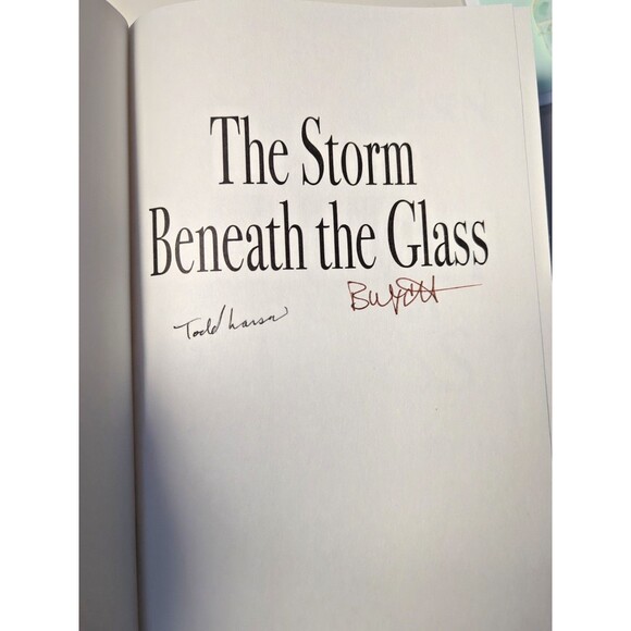 **SIGNED** The Storm Beneath the Glass – The Ultideic Prophecies (Hardcover) - Picture 3 of 7